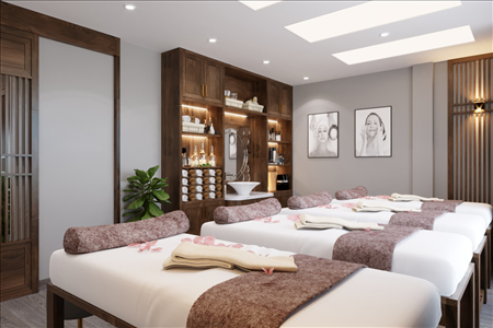 TC trần vách thạch cao- Spa