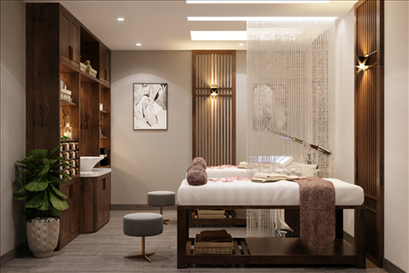 TC trần vách thạch cao- Spa